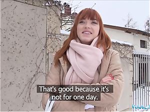 Public Agent German red-haired Anny Aurora luvs pipe